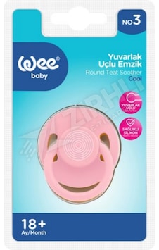 Wee Baby Cool Yuvarlak Uçlu Emzik No:3 4 Adet Wee Baby Cool Yuvarlak Uçlu Emzik No:3 4 Adet