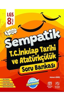 Ünlüler Karması 8.sınıf Lgs Sempatik İnkılap Tarihi Soru Bankası