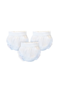 Pierre Cardin 3'lü Alıştırma Külodu 10-15kg - Beyaz Pierre Cardin 3'lü Alıştırma Külodu 10-15kg - Beyaz