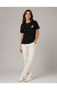 Modi Green New Minimal Geyik Logolu Tişört Bisiklet Yaka Kısa Kol Yazlık T-shirt Siyah Modi Green New Minimal Geyik Logolu Tişört Bisiklet Yaka Kısa Kol Yazlık T-shirt Siyah