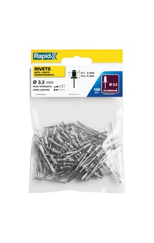 Rapid Percin 3.2x8 Mm Aluminyum100 Adet