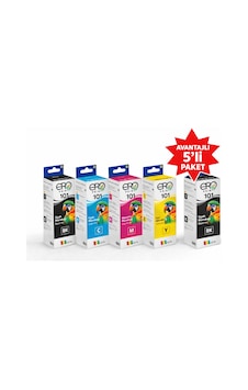 Epson Ecotank L6160 Uyumlu Mürekkep - 5'li Paket Epson Ecotank L6160 Uyumlu Mürekkep - 5'li Paket