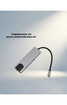 Profesyonel 8-in-1 Hub - 4k Hdmı, Usb 3.0, Sd Kart Okuyucu Profesyonel 8-in-1 Hub - 4k Hdmı, Usb 3.0, Sd Kart Okuyucu