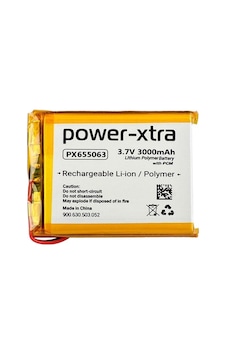 Power-xtra Px655063 - 3.7v 3000 Mah Li-polymer Pil - Devreli Power-xtra Px655063 - 3.7v 3000 Mah Li-polymer Pil - Devreli