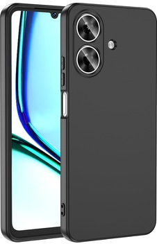 Realme Note 60 Kılıf Zore Mara Lansman Kapak Siyah Realme Note 60 Kılıf Zore Mara Lansman Kapak Siyah
