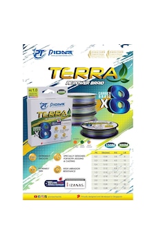 Pioneer Terra Pe Power Braid X8 150metre Turuncu Örgü Misina 0.04 Pioneer Terra Pe Power Braid X8 150metre Turuncu Örgü Misina 0.04
