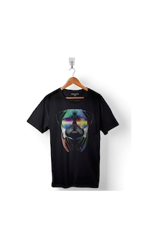 Dj Pug Dog Chubby Köpek Baskılı Tişört Unisex T-shirt 001 Dj Pug Dog Chubby Köpek Baskılı Tişört Unisex T-shirt 001