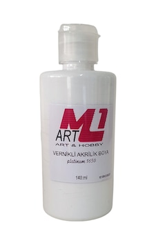 M1 Art Vernikli Akrilik Boya Beyaz 140.ml