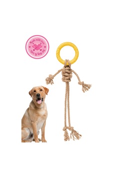 Köpek Oyuncağı Çekiştirmeli Halat Jüt Oyuncak Orta-iri Irk İçin Büyük Boy Köpek Oyuncağı Çekiştirmeli Halat Jüt Oyuncak Orta-iri Irk İçin Büyük Boy