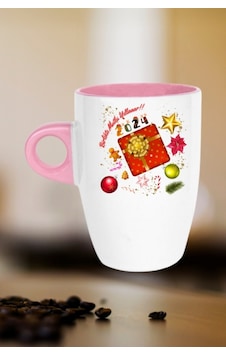 Yılbaşı 2024 Baskılı Kupa Bardak Porselen Latte Filtre Kahve Fincanı Pembe Yılbaşı 2024 Baskılı Kupa Bardak Porselen Latte Filtre Kahve Fincanı Pembe