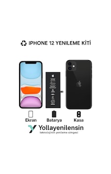Apple Uyumlu iPhone 12 Kiti Ekran + Batarya + Arka Kasa Model , Yüksek Kalite Parçalar Apple Uyumlu iPhone 12 Kiti Ekran + Batarya + Arka Kasa Model , Yüksek Kalite Parçalar