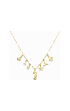 Deniz Charm Kolye Gold Deniz Charm Kolye Gold