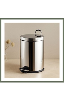 Bezos Pedallı Çöp Kovası 12l Krom Metal - 24.5 X 35.5 Cm Bezos1 Bezos Pedallı Çöp Kovası 12l Krom Metal - 24.5 X 35.5 Cm Bezos1