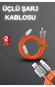 120w Hızlı Şarj Kablosu Turuncu Yüksek Güç Kapasitesi Çoklu Şarj Girişi Standart 120w Hızlı Şarj Kablosu Turuncu Yüksek Güç Kapasitesi Çoklu Şarj Girişi Standart