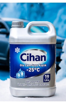 Cihan Oto Cam Suyu Kışlık -25 19 Litre Cihan Oto Cam Suyu Kışlık -25 19 Litre