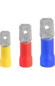Faston Erkek Terminal Ebat 0,8x2,8 Kablo Kesiti 1,5-2,5mm 50 Adet Faston Erkek Terminal Ebat 0,8x2,8 Kablo Kesiti 1,5-2,5mm 50 Adet
