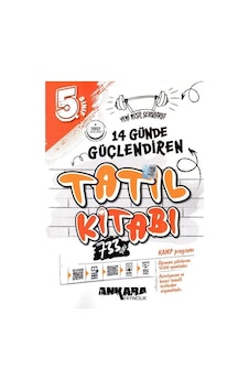 Ankara 2026 5. Sınıf 14 Günde Güçlendiren Tatil Kitabı Ankara 2026 5. Sınıf 14 Günde Güçlendiren Tatil Kitabı