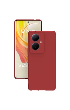 Vivo V29 Lite 5g Kılıf Kamera Korumalı Silikon Rubber Arka Kapak Kırmızı Vivo V29 Lite 5g Kılıf Kamera Korumalı Silikon Rubber Arka Kapak Kırmızı