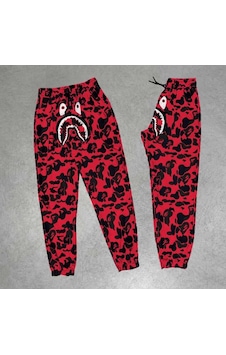 Primemağazam Erkek Pubg Bape X Shark Eşofman Altı - Kırmızı Çeşitli Primemağazam Erkek Pubg Bape X Shark Eşofman Altı - Kırmızı Çeşitli