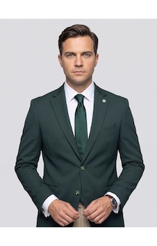 Plus Scorpion Erkek Slim Fit Ceket Likralı Fitilli Kumaş, Çift Düğmeli Tek Yırtmaçlı Modern Tasarım Yeşil Plus Scorpion Erkek Slim Fit Ceket Likralı Fitilli Kumaş, Çift Düğmeli Tek Yırtmaçlı Modern Tasarım Yeşil