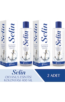 Selin Parfümlü Kolonya Okyanus Esintisi 400 ML 2'li Selin Parfümlü Kolonya Okyanus Esintisi 400 ML 2'li