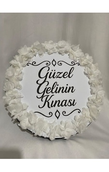 Gelin Tefi 30cm,özel Tasarımtef Lazer Güllü, İsim Ve Tarih Yazılı Düğün Kına Nedime Beyaz Gelin Tefi 30cm,özel Tasarımtef Lazer Güllü, İsim Ve Tarih Yazılı Düğün Kına Nedime Beyaz