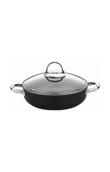 Saflon 32 Cm Karnıyarık Titanyum Tencere Saflon 32 Cm Karnıyarık Titanyum Tencere