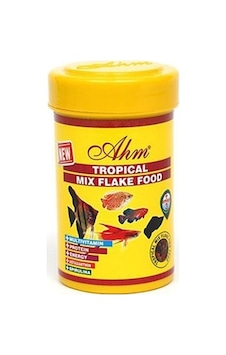 Ahm Tropical Mix Flake Food 100 ML Balık Yemi Ahm Tropical Mix Flake Food 100 ML Balık Yemi