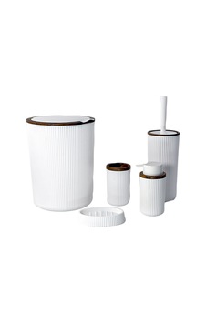 Box Up Banyo Seti 5 Parça Ahşap Beyaz Şık Banyo Aksesuarı 2'li Ekonomik Paket - 2 Adet Tarı Diğer Box Up Banyo Seti 5 Parça Ahşap Beyaz Şık Banyo Aksesuarı 2'li Ekonomik Paket - 2 Adet Tarı Diğer