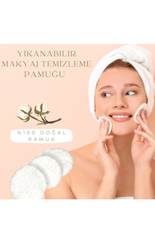 Sirenol Yıkanabilir Makyaj Temizleme Pamuğu