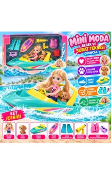Arkhenx Bıg90458 Mini Moda Bebek Ve Sürat Teknesi Oyuncak Bzs1 Çok Renkli Arkhenx Bıg90458 Mini Moda Bebek Ve Sürat Teknesi Oyuncak Bzs1 Çok Renkli