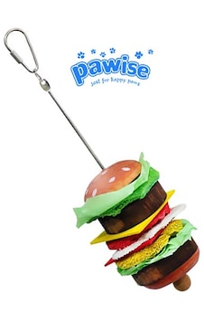 Pawise - 353 - Hamburger Oyuncak - Spt-gld - Kuşlar İçin Pawise - 353 - Hamburger Oyuncak - Spt-gld - Kuşlar İçin