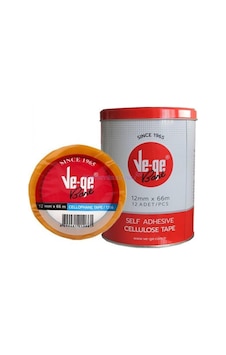 Vege Şeffaf Selefon Bant 12 X 66 12 Adet Vege Şeffaf Selefon Bant 12 X 66 12 Adet