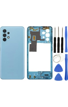 TeknikEvim Samsung Galaxy Uyumlu A32 Full Kasa Arka Pil Kapağı Tamir Seti Mavi TeknikEvim Samsung Galaxy Uyumlu A32 Full Kasa Arka Pil Kapağı Tamir Seti Mavi