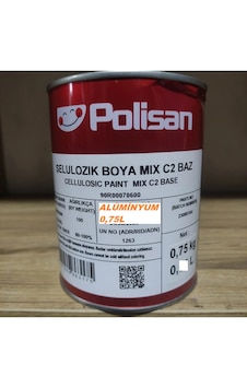 Polisan Parlak Alüminyum Selülozik Boya 0.75 Kg Yeni Versiyon Polisan Parlak Alüminyum Selülozik Boya 0.75 Kg Yeni Versiyon