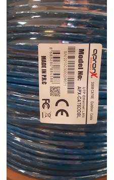 Apronx Cat6 23AWG 305Mt Outdoor 0,57mm Mavi Utp Kablo Apronx Cat6 23AWG 305Mt Outdoor 0,57mm Mavi Utp Kablo