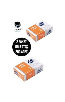2 Paket Bion Ataş No:3 30 Mm 1 Paket 100 Adet Toplam 200 Adet 2 Paket Bion Ataş No:3 30 Mm 1 Paket 100 Adet Toplam 200 Adet