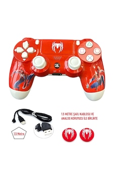 Playstation Dualshock 4 V2 Ps4 Oyun Kolu Desenli Pc + Ps4 1.5mt Şarj Kablosu Ve Analog Koruyucu Playstation Dualshock 4 V2 Ps4 Oyun Kolu Desenli Pc + Ps4 1.5mt Şarj Kablosu Ve Analog Koruyucu