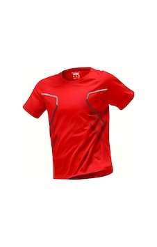 Ghassy Co. Erkek Ultra Esnek Nem Emici Vücut Geometrik Hızlı Kuruyan Hafif Spor T-shirt Kırmızı Ghassy Co. Erkek Ultra Esnek Nem Emici Vücut Geometrik Hızlı Kuruyan Hafif Spor T-shirt Kırmızı
