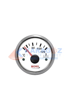 MORS HARARET GÖSTERGESİ BEYAZ 55MM 12-24V MORS HARARET GÖSTERGESİ BEYAZ 55MM 12-24V