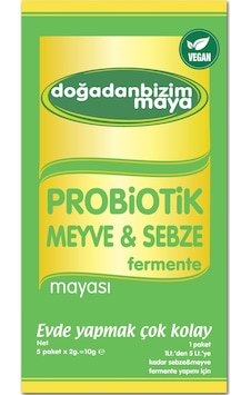 Doğadan Bizim Maya Probiotik Sebze Meyve Fermente Mayası 5 x 2 G