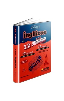 Aydın Yayınları Lgs 8. Sınıf İngilizce 22 Deneme Aydın Yayınları Lgs 8. Sınıf İngilizce 22 Deneme