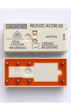 Emas Re2.u2c.ac230 ,220vac 2a2k/8a İnce-8pin Röle Emas Re2.u2c.ac230 ,220vac 2a2k/8a İnce-8pin Röle