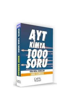 Çapa Yayınları Ayt Kimya Soru Bankası Çapa Yayınları Ayt Kimya Soru Bankası
