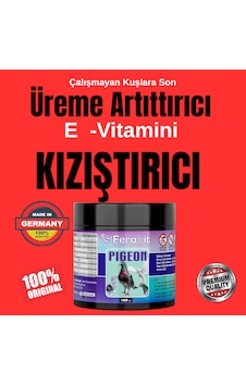 Feroxit Güvercinler İçin Üreme Destek & Kızıştırıcı Ve E-vitamin 100 G Feroxit Güvercinler İçin Üreme Destek & Kızıştırıcı Ve E-vitamin 100 G