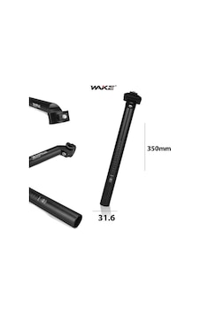Sele Borusu 31.6 Kızaklı 35cm Wake Siyah