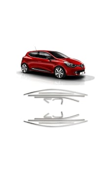 Clio 4 Krom Cam Çerçeve Çıta Seti 12 Parça Clio 4 Krom Cam Çerçeve Çıta Seti 12 Parça