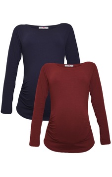 Luvmabelly Myra2302 2303 Hamile Tshirt Seti Lacivert Luvmabelly Myra2302 2303 Hamile Tshirt Seti Lacivert