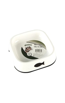 Pawise Balık Desenli Plastik Kedi Mama Kabı 200 ML Pawise Balık Desenli Plastik Kedi Mama Kabı 200 ML