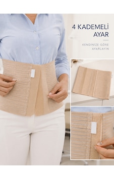 Elitse Kadın Abdominal Korse 26 Cm Karın Ve Bel Bölgesi 4 Kademeli Ayarlanabilir Korse Sarı Elitse Kadın Abdominal Korse 26 Cm Karın Ve Bel Bölgesi 4 Kademeli Ayarlanabilir Korse Sarı